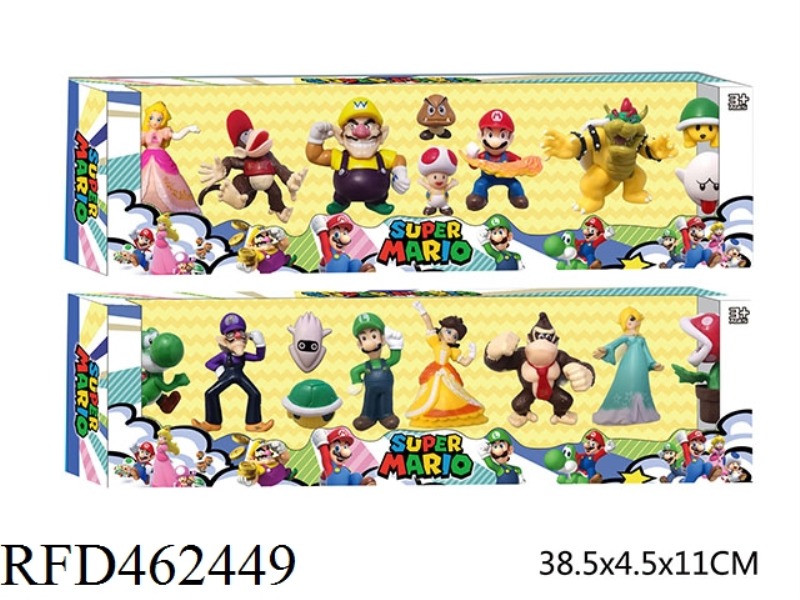 3-7CM NEW SUPER MARIO 9 DOLLS 2 HYBRID