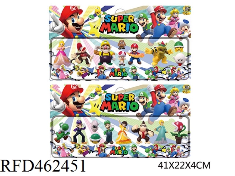 3-7CM NEW SUPER MARIO 9 DOLLS 2 HYBRID