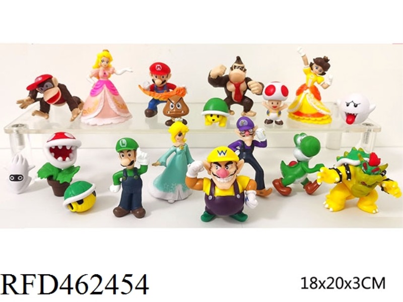3-7CM NEW SUPER MARIO DOLL 18 MIXED