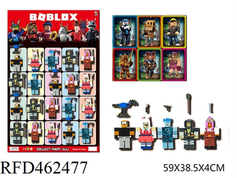 2.5-3 INCH VIRTUAL WORLD TOWER DEFENSE WAR DOLL SINGLE + 3 CARDS IN BAGS, 20 BAGS AND 1 LARGE BOARD