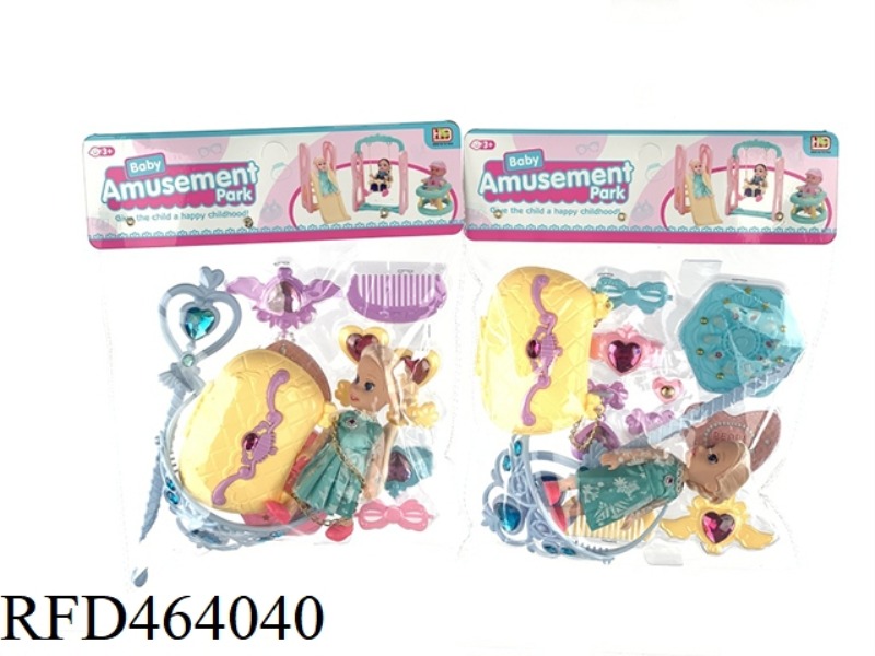 WOOL CLIP COMBINATION + CROWN STICK + PRINCESS + BACKPACK