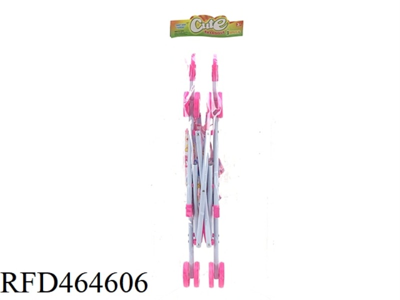 PINK CHILDREN'S TROLLEY (IRON)