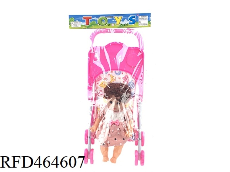 PINK FOOD CART +12 INCH GIRL