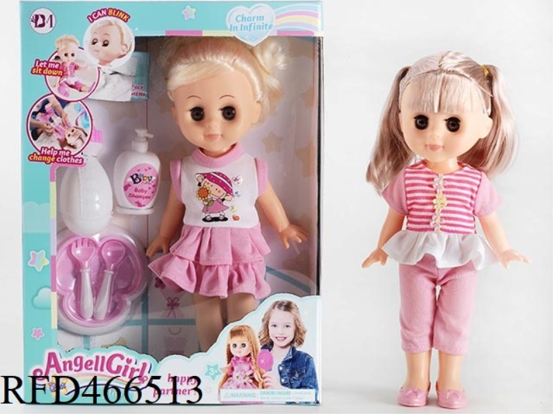 FASHION WINK DOLL (2 CLOTHES)
