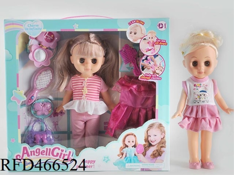 FASHION WINK DOLL (2 CLOTHES)