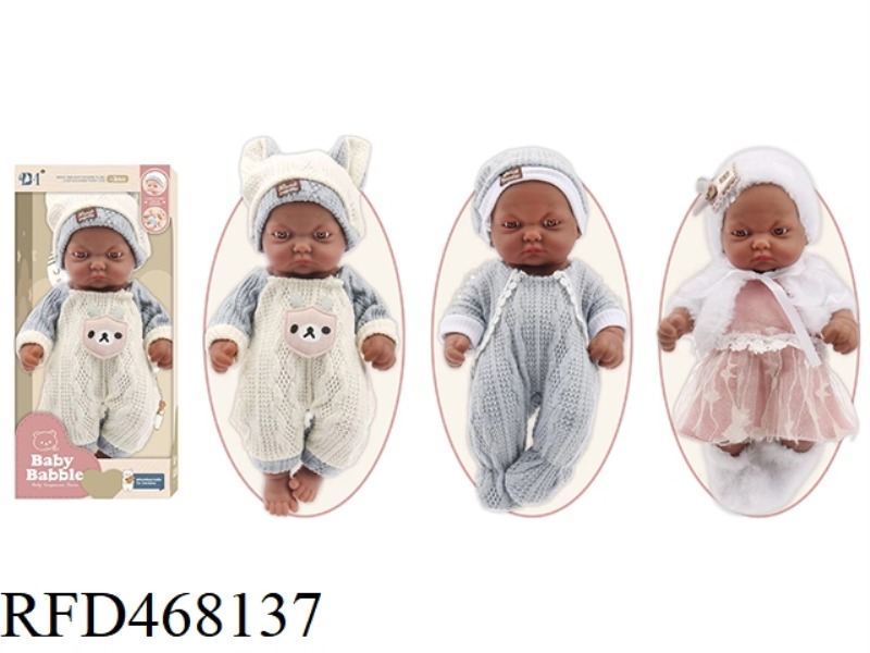 10 INCH IMITATION NEWBORN BLACK DOLL