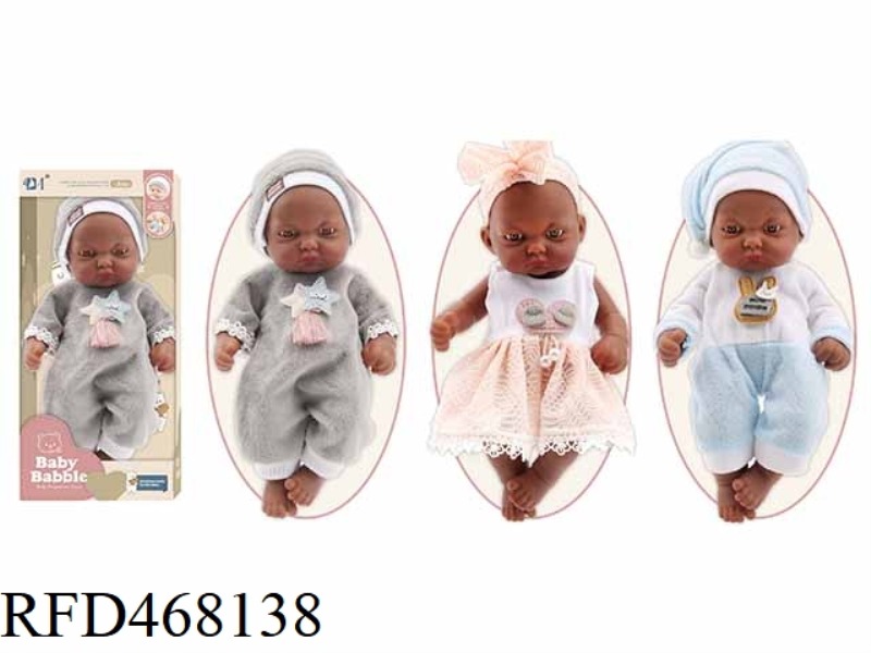 10 INCH IMITATION NEWBORN BLACK DOLL