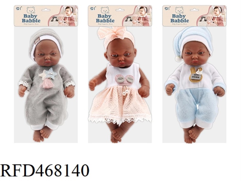 10 INCH IMITATION NEWBORN BLACK DOLL