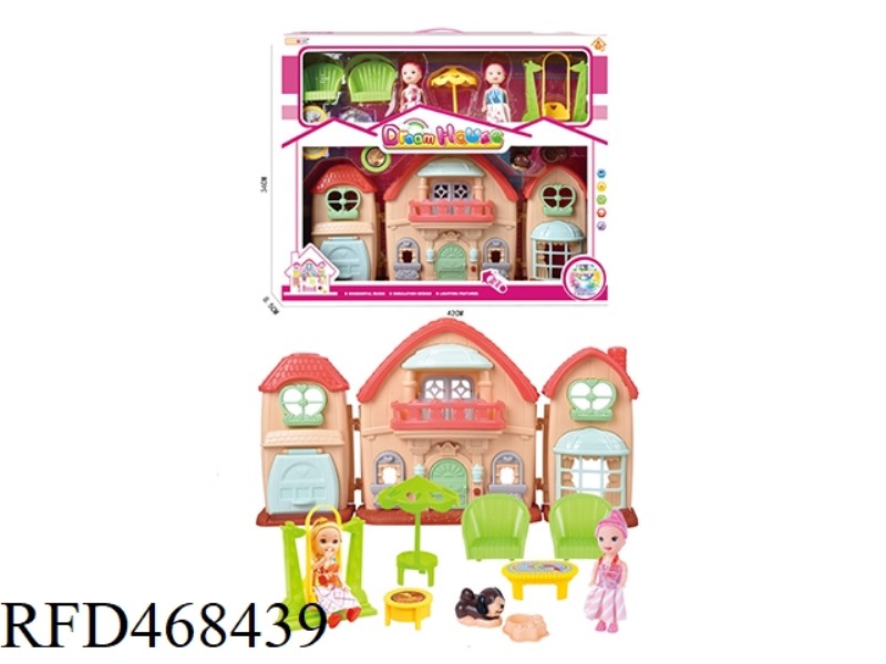 BARBIE CARTOON VILLA SET