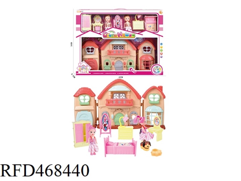 BARBIE CARTOON VILLA SET