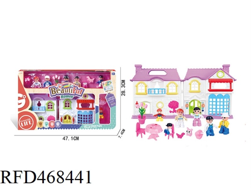A FAMILY OF SIX GARDEN VILLA SET