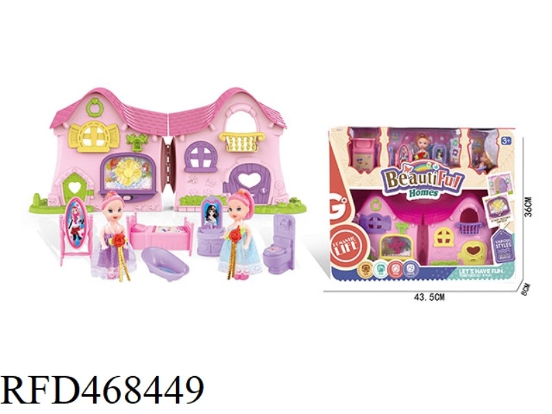 BARBIE SNOW VILLA SET