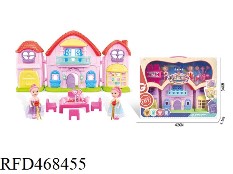 BARBIE CARTOON VILLA SET