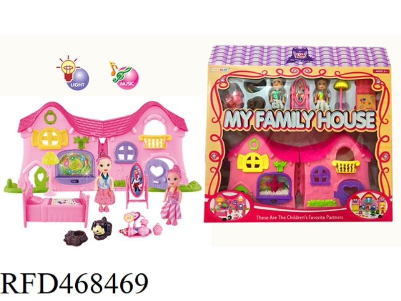 BARBIE SNOW VILLA SET