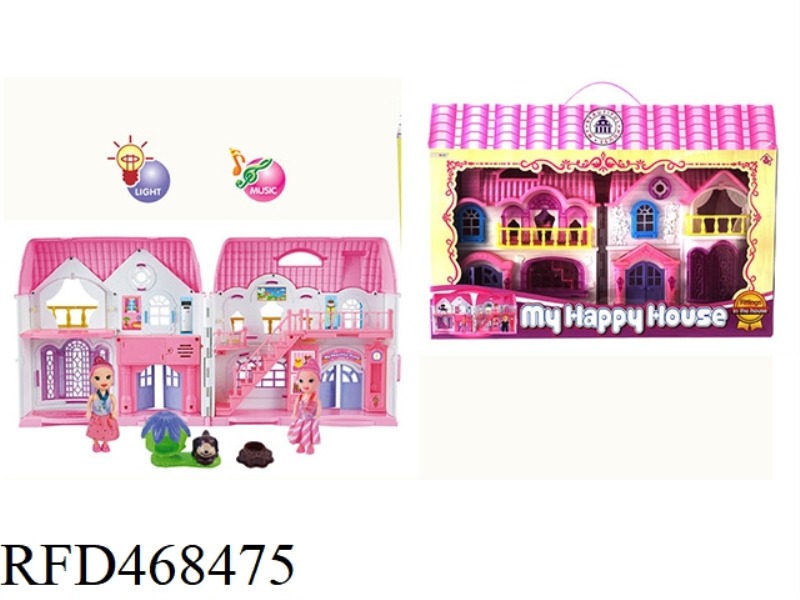 BARBIE VILLA SET WITH STAIRS
