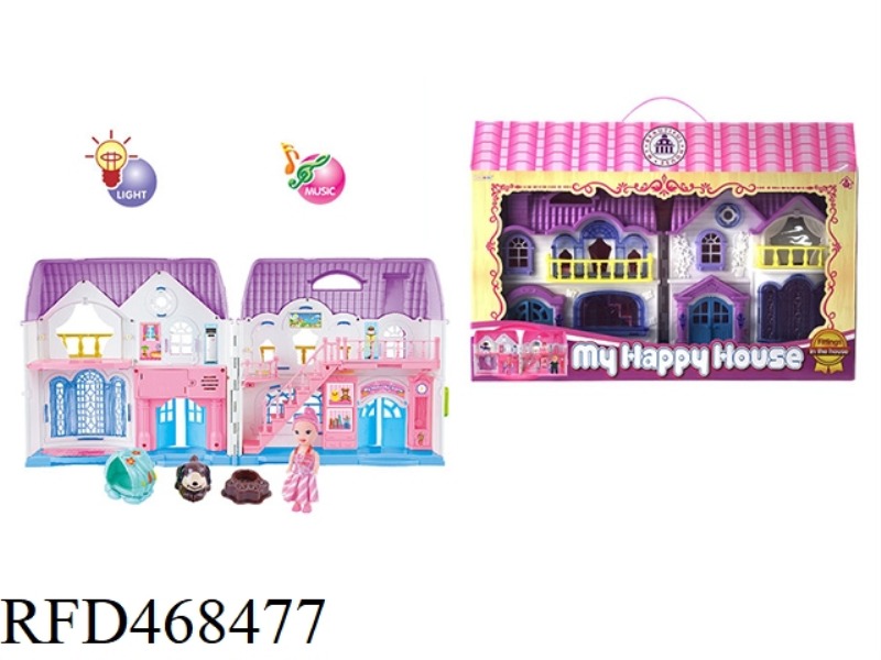 BARBIE VILLA SET WITH STAIRS