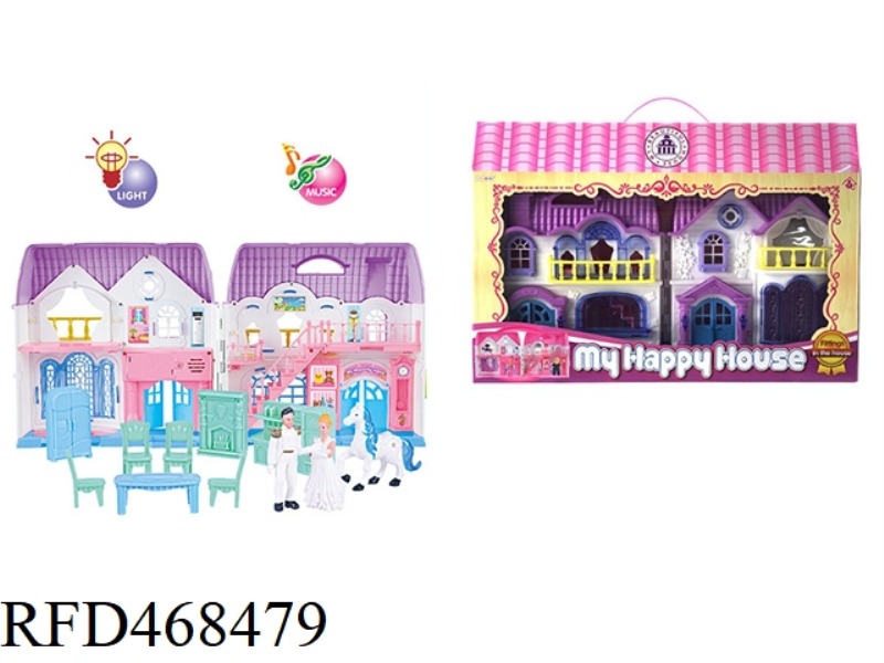 PRINCE AND PRINCESS VILLA SET WITH STAIRS