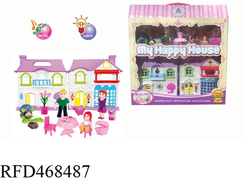FAMILY OF THREE VILLA SET