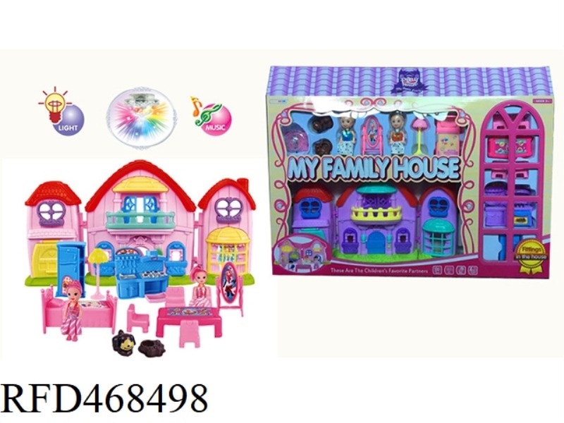 BARBIE CARTOON VILLA SET