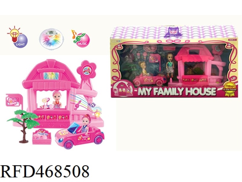 BARBIE ICE CREAM SHOP VILLA SET