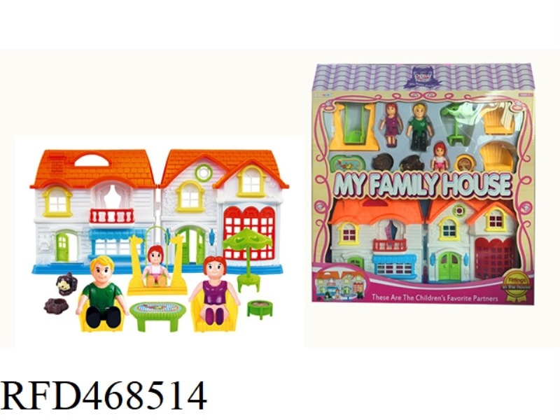 FAMILY OF THREE VILLA SET