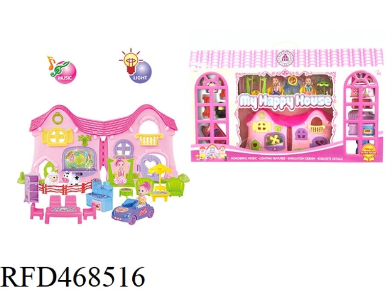 BARBIE SNOW VILLA SET