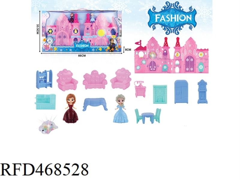 FROZEN PRINCESS CASTLE SET WITH FURNITURE SET