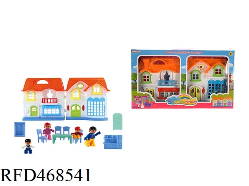 BUILDING BLOCK FAMILY VILLA SET