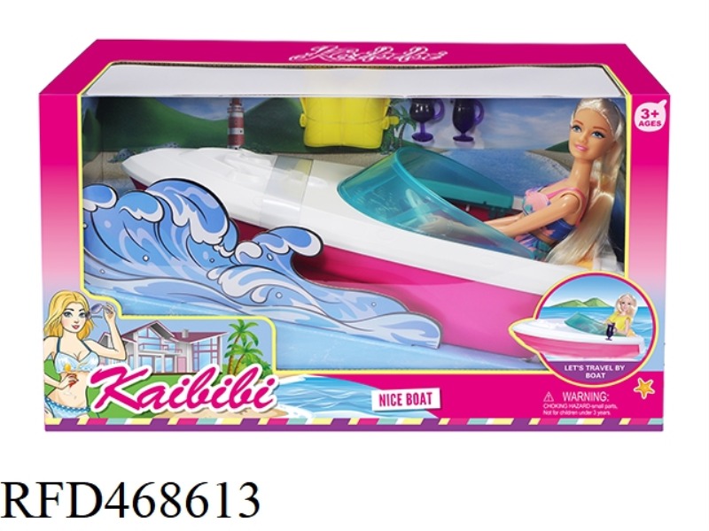 11.5 INCH REAL KEBBY DOLL SPEEDBOAT THEME
