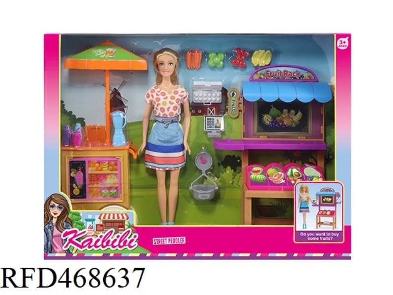 11.5 INCH SOLID BODY KEIBI FRUIT STORE SALES SET