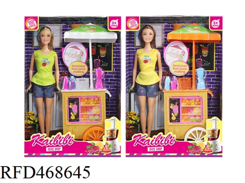 11.5 INCH REAL KEBBY JUICE SHOP THEME DOLL