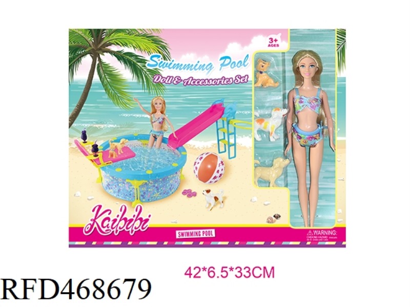 11.5 INCH SOLID BODY KEBBY POOL DOLL