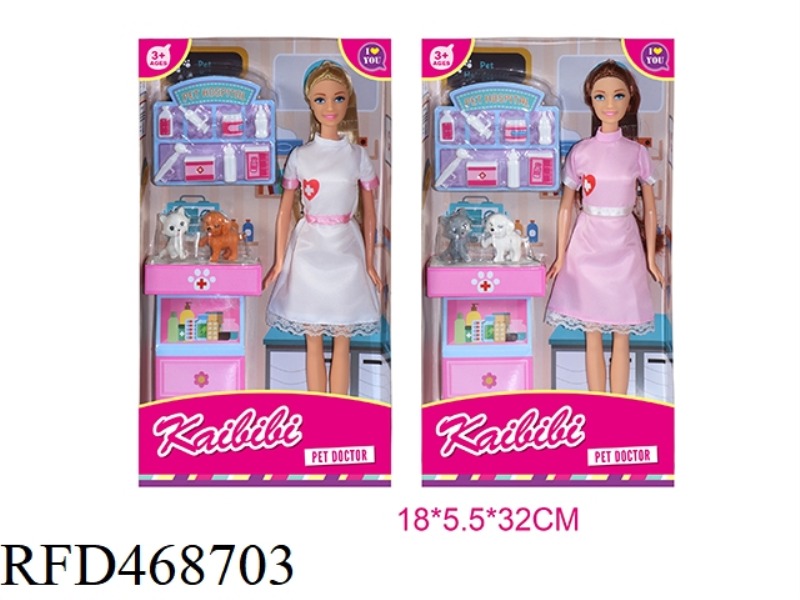 11.5 INCH SOLID KEBBY PET DOCTOR THEME