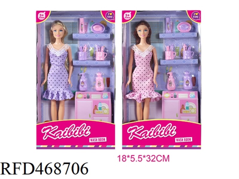 11.5 INCH SOLID BODY KEBBY WASH SET THEME