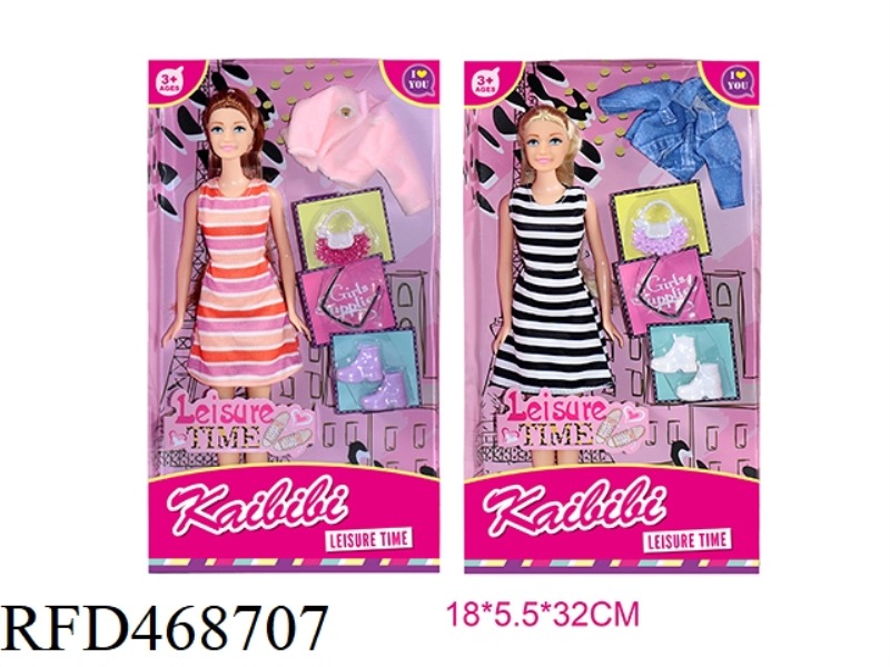 11.5 INCH SOLID KEBBY CASUAL CLOTHES SET THEME