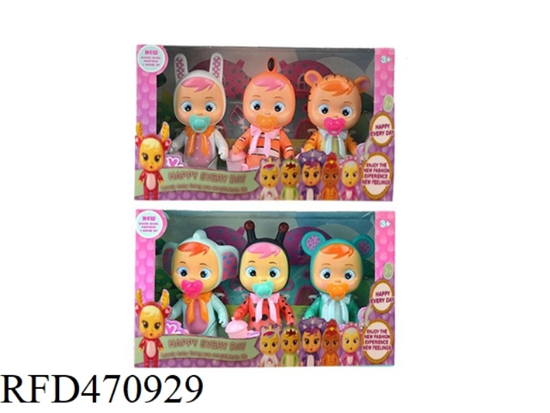 5-INCH UNICORN CRYING DOLL