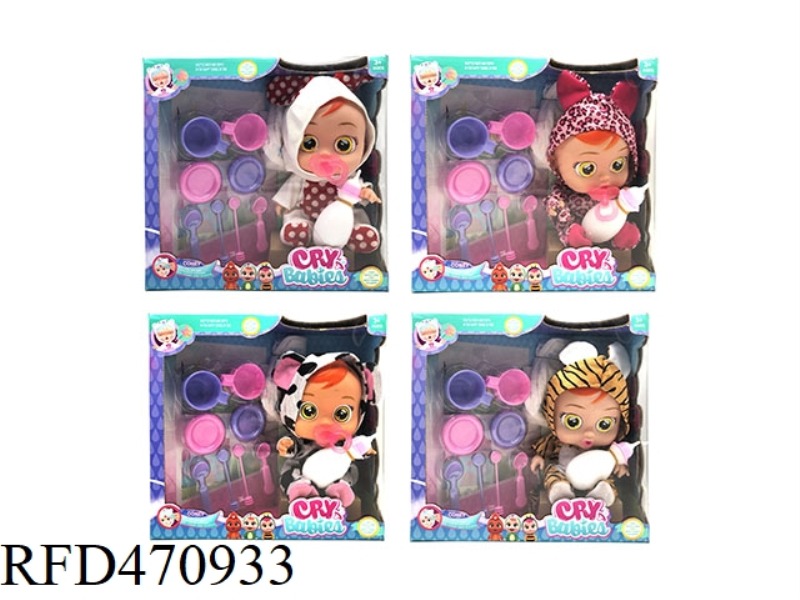 14 INCH ENAMEL CRYING DOLL