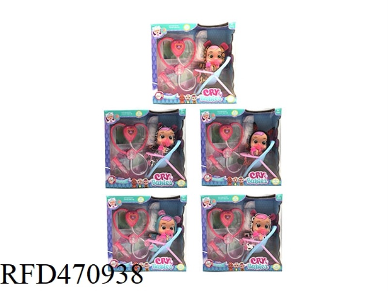 9-INCH ENAMEL CRYING DOLL