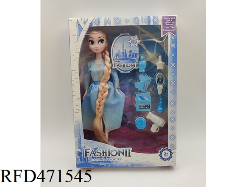 11 INCH SOLID SNOW BARBIE + BLISTER ACCESSORIES