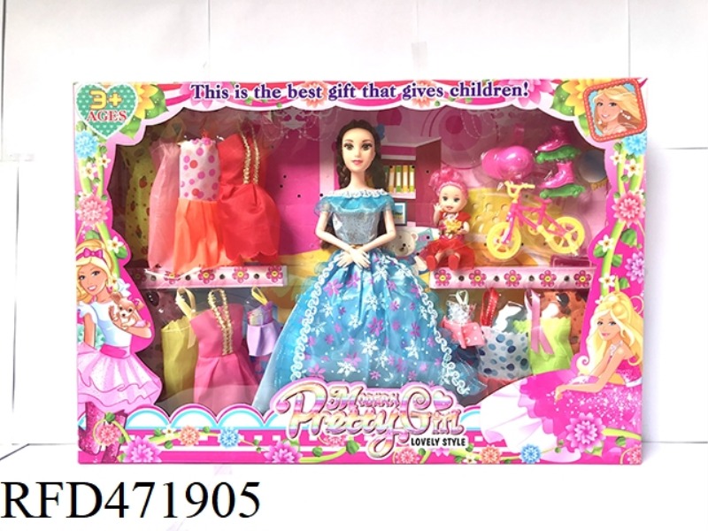 11 INCH 9 JOINT BIG FOOT BARBIE DOLL