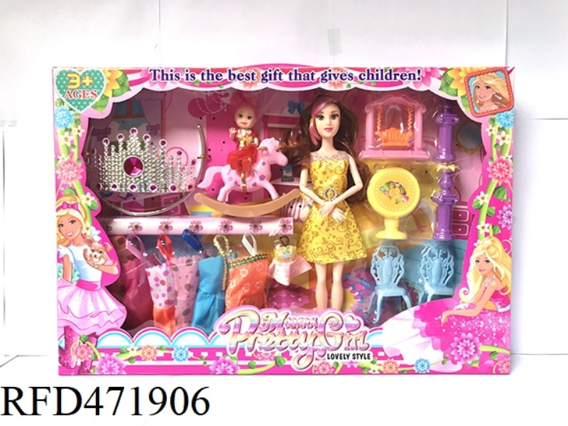 11 INCH 9 JOINT BIG FOOT BARBIE DOLL