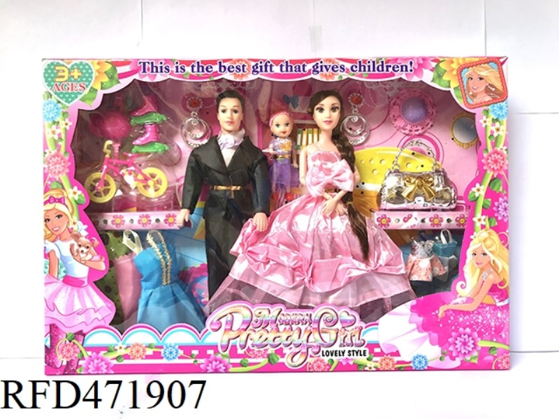 11 INCH 9 JOINT BIG FOOT BARBIE DOLL