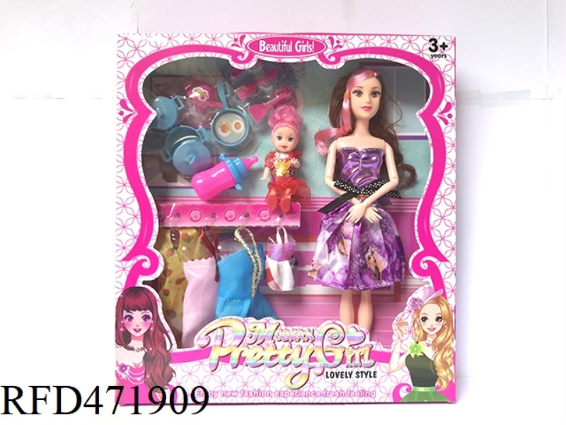 11 INCH 9 JOINT BIG FOOT BARBIE DOLL