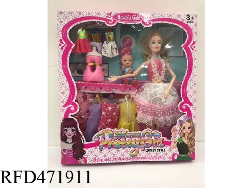11 INCH SOLID BODY 9 JOINT BARBIE DOLL