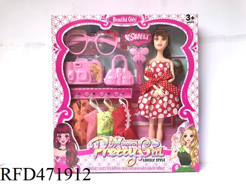 11 INCH 9 JOINT BIG FOOT BARBIE DOLL