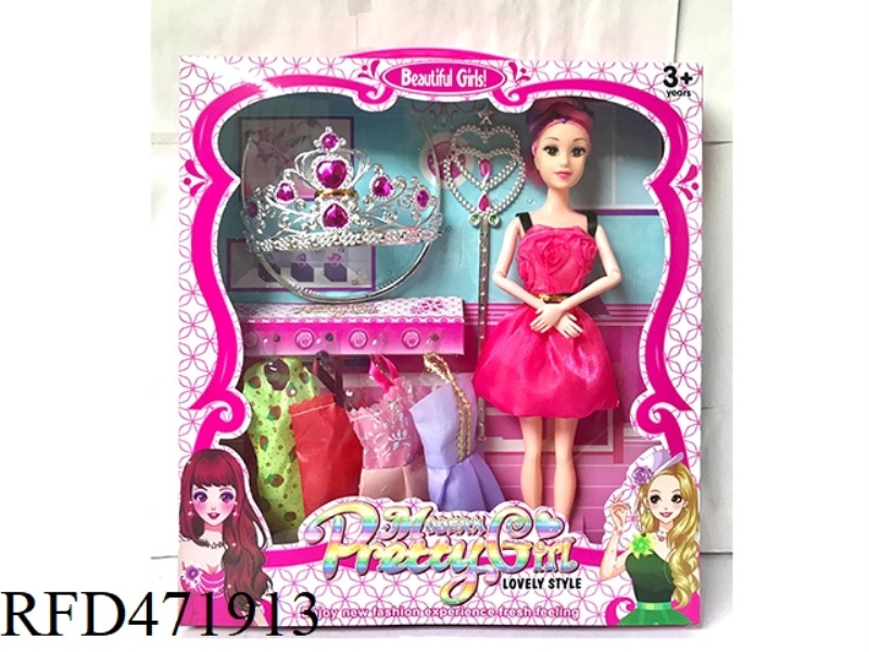 11 INCH 9 JOINT BIG FOOT BARBIE DOLL