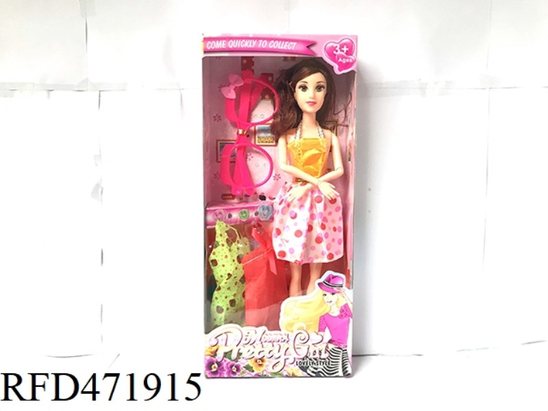 11 INCH 9 JOINT BIG FOOT BARBIE DOLL