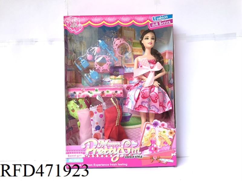 11 INCH 9 JOINT BIG FOOT BARBIE DOLL