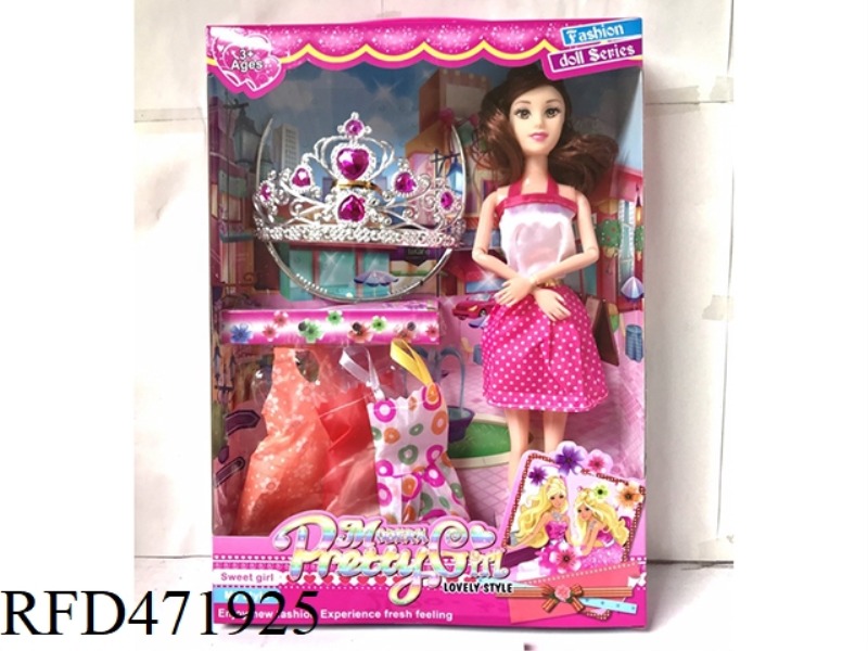 11 INCH 9 JOINT BIG FOOT BARBIE DOLL