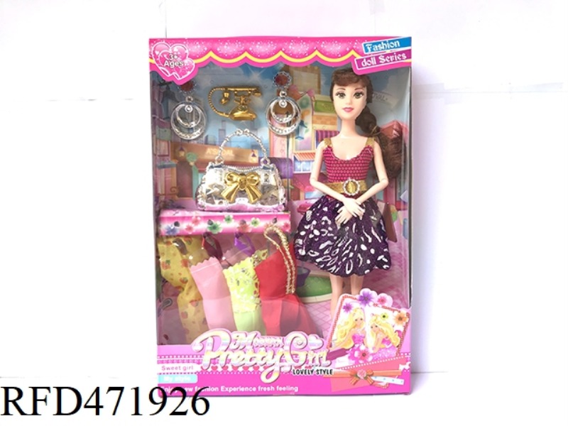 11 INCH 9 JOINT BIG FOOT BARBIE DOLL